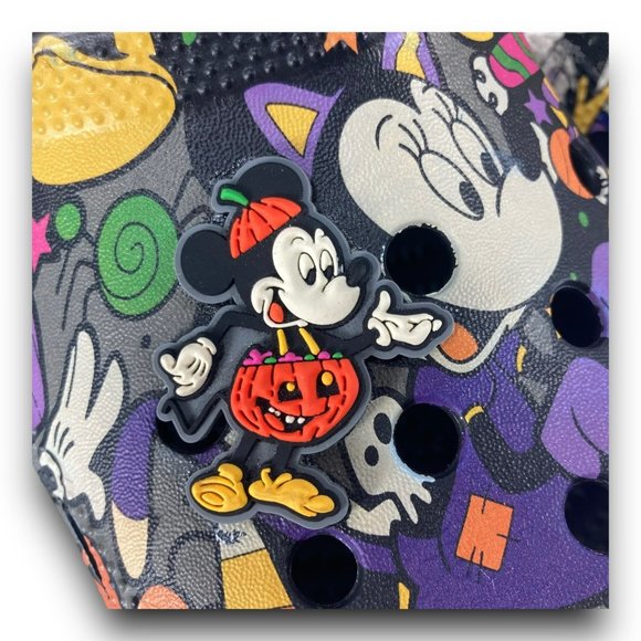 Crocs Disney Parks 2022 Mickey Minnie Halloween Clogs 208029-0C4 Men 9 Women 11 - Picture 12 of 12